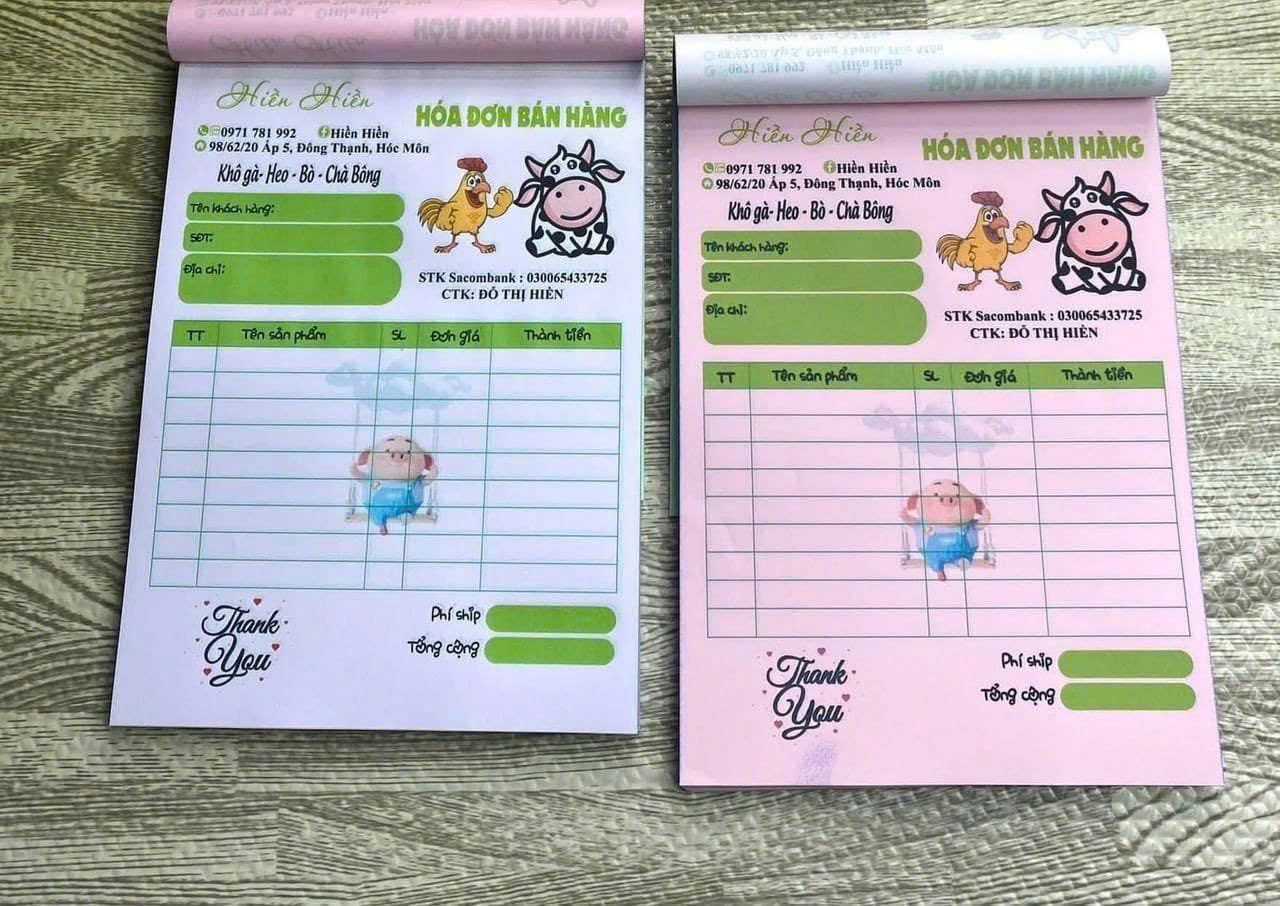 In hóa đơn tại Đà Nẵng