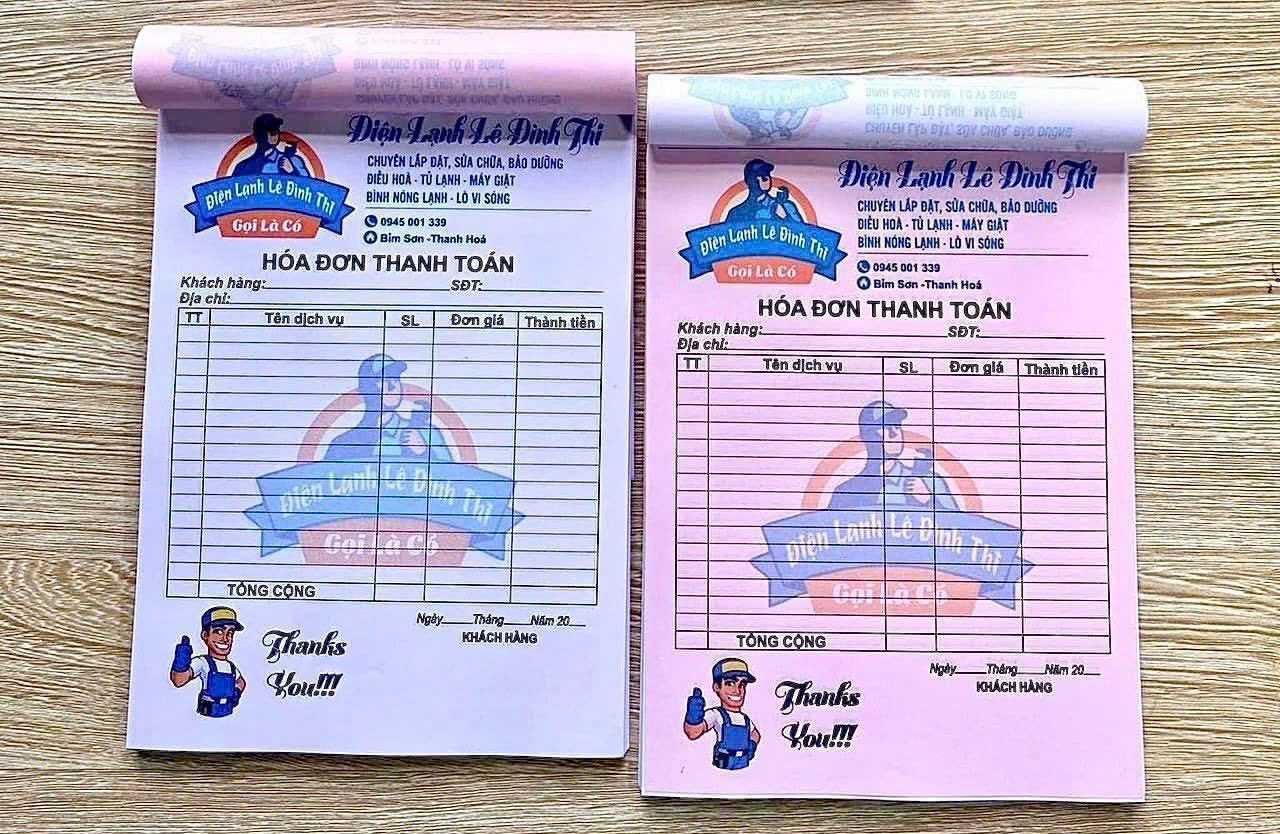 In hóa đơn Đà Nẵng