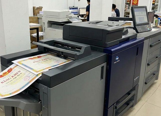 in menu kỹ thuật số